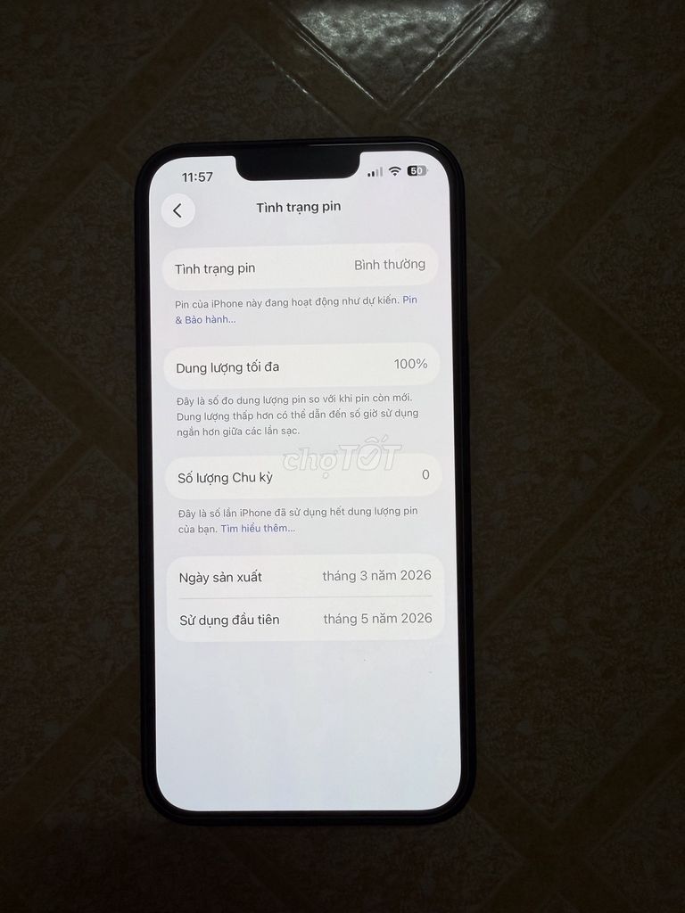 Iphone 17E 256g fullbox mới active sạc 1 lần/gl. Mua bán Điện thoại tại Quận Tân Phú Tp Hồ Chí Minh được đăng bởi Johntran hình 1