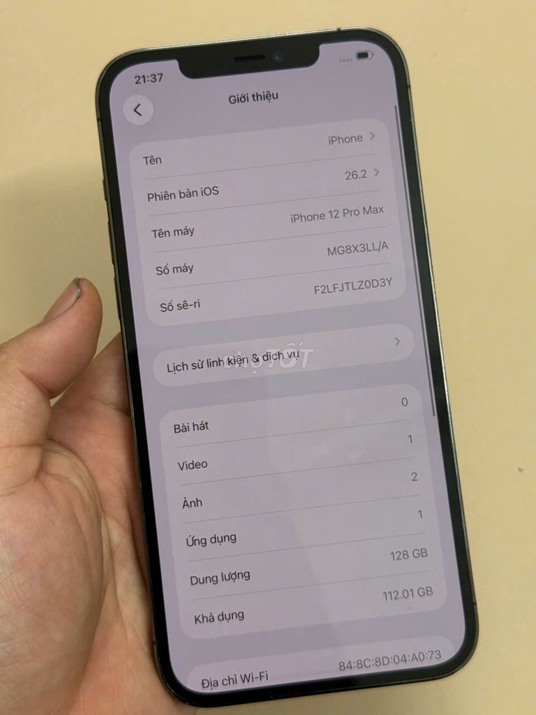 🛑iphone 12 pro max quốc tế 128gb main zin màn zin. Mua bán Điện thoại tại Quận Hoàng Mai Hà Nội được đăng bởi Nguyễn Vũ hình 1