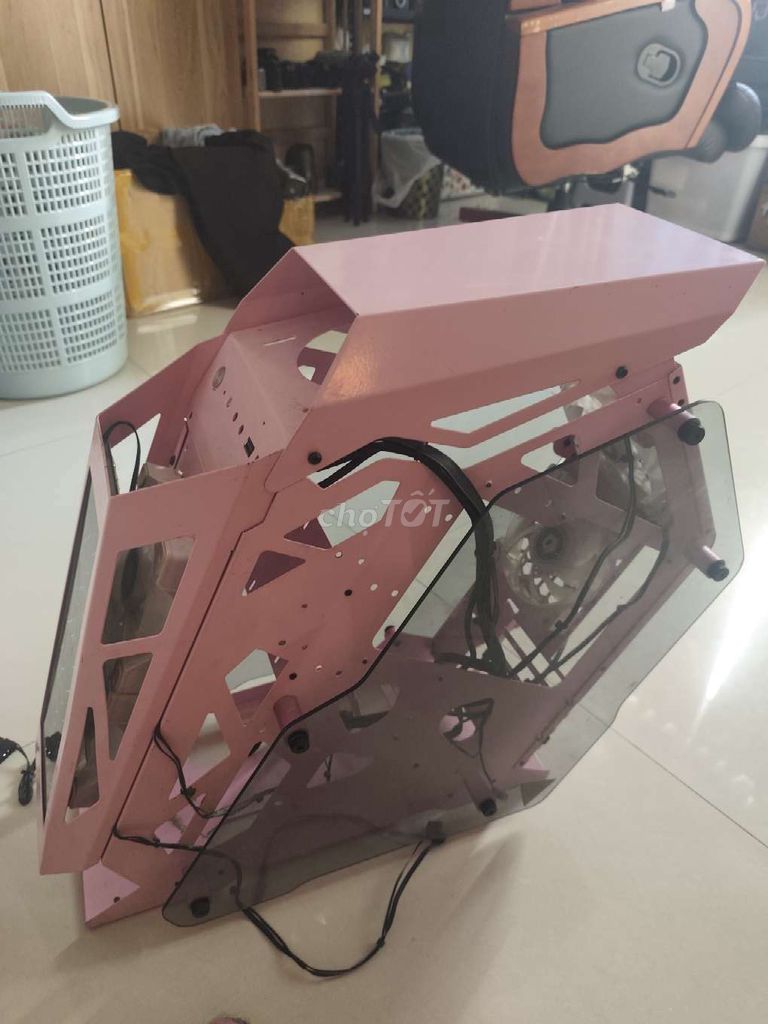 Vỏ case máy tính màu Hồng. Mua bán Linh kiện (RAM, Card...) tại Quận Bình Tân Tp Hồ Chí Minh được đăng bởi Ngọc Hiền  hình 1