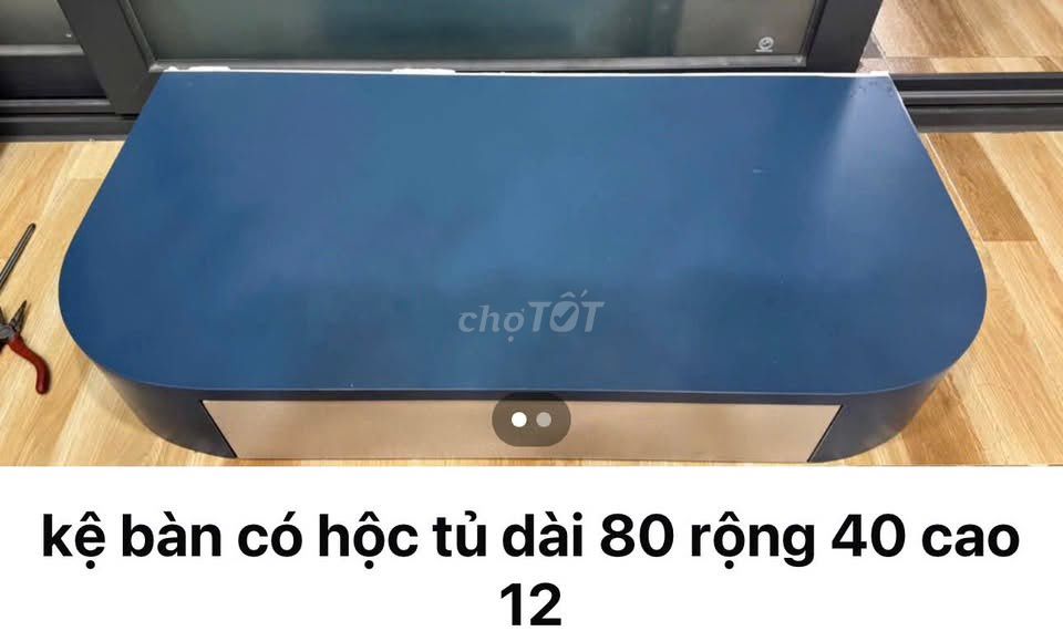 Kệ tủ gỗ Xanh đậm 80x40x12 cm. Mua bán Tủ, kệ gia đình tại Quận 5 Tp Hồ Chí Minh được đăng bởi Hội Đồ Điện Tử hình 1