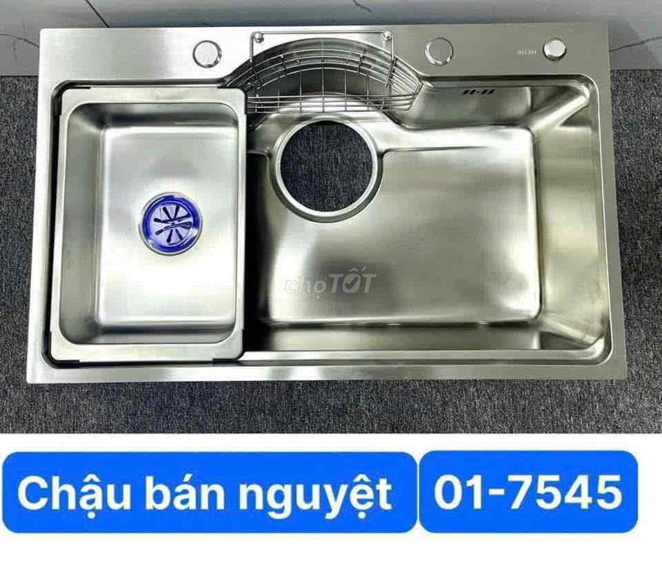 XẢ KHO CHẬU RỬA CHÉN BÁT INOX304 DÀY