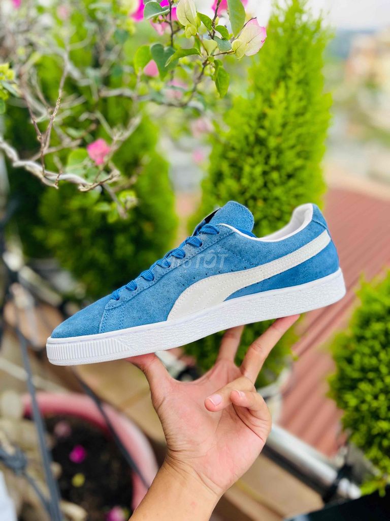 Giày miễn ship Puma Suede Da lộn size 42. Mua bán Giày dép tại Quận Thanh Xuân Hà Nội được đăng bởi Giày Si chính hãng nhập Thái trực tiếp  hình 1
