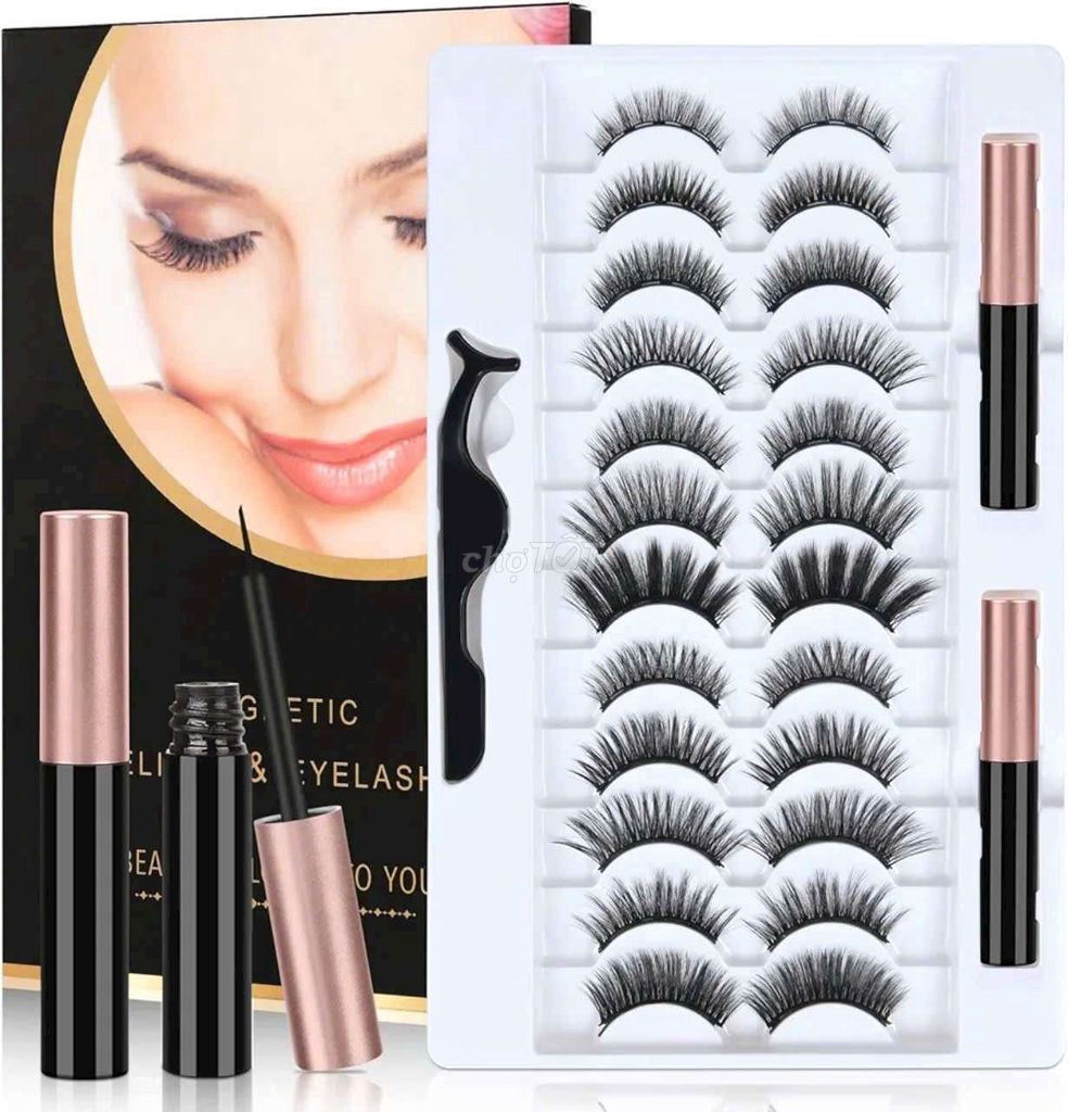 URAQT Mi giả từ tính Nữ Đen chống thấm nước. Mua bán Phụ kiện thời trang khác tại Thành phố Vĩnh Long Vĩnh Long được đăng bởi ST STORE chuyên sỉ hình 1