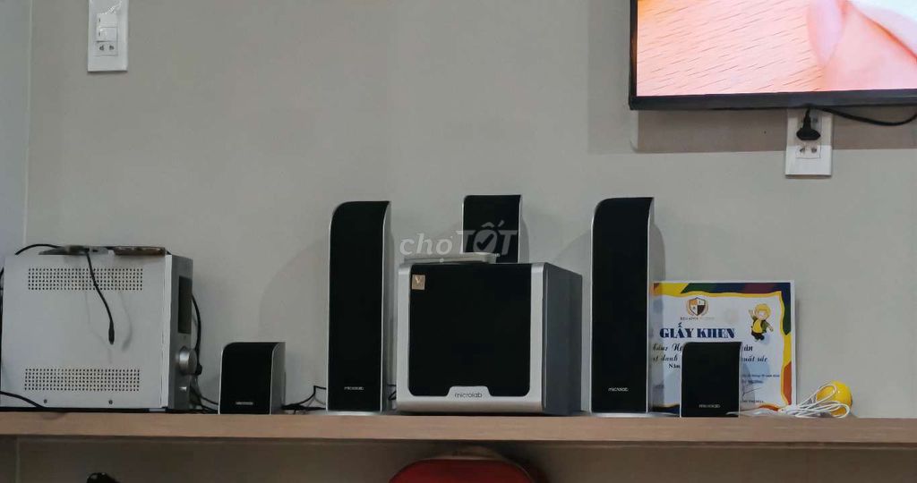 Hệ thống loa Microlab 5.1 Đen bạc. Mua bán Tivi, Âm thanh tại Quận Liên Chiểu Đà Nẵng được đăng bởi nmt hình 1