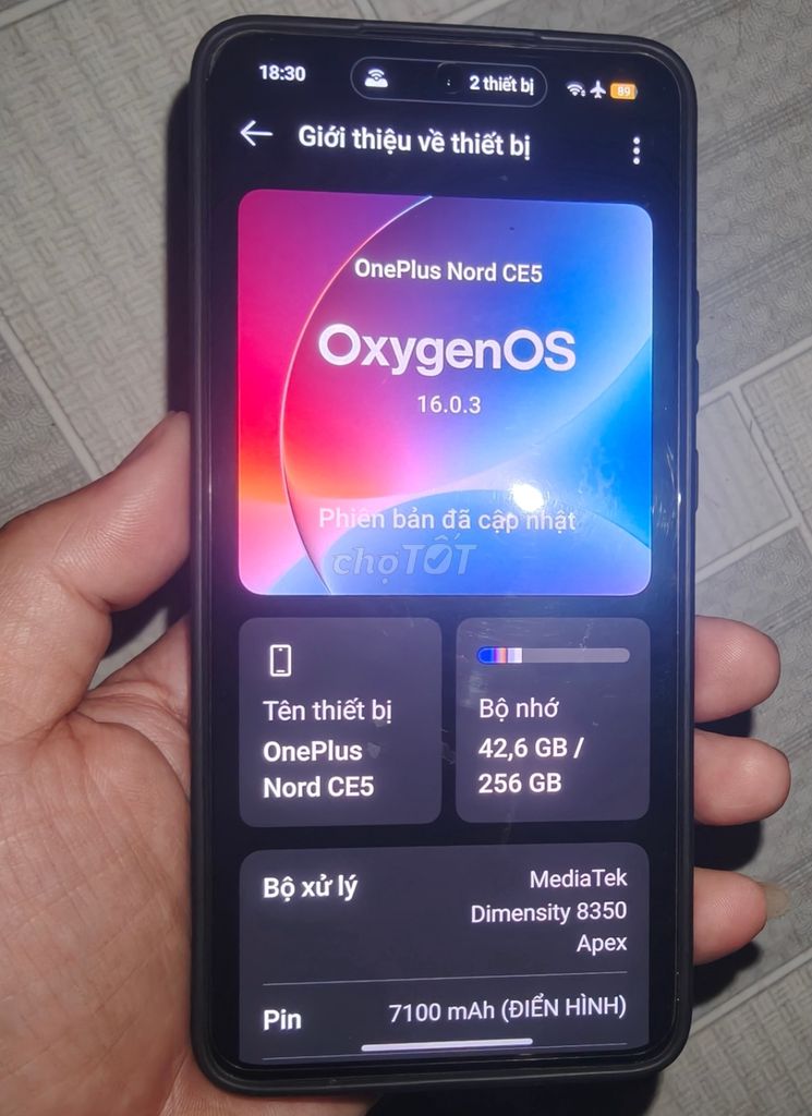 OnePlus Nord CE5. Mua bán Điện thoại tại Thành phố Châu Đốc An Giang được đăng bởi Thành Đạt hình 1