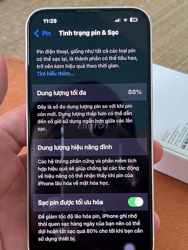 Apple iPhone 13 128GB Trắng. Mua bán Điện thoại tại Thành phố Cao Lãnh Đồng Tháp được đăng bởi Phúc Anh hình 1
