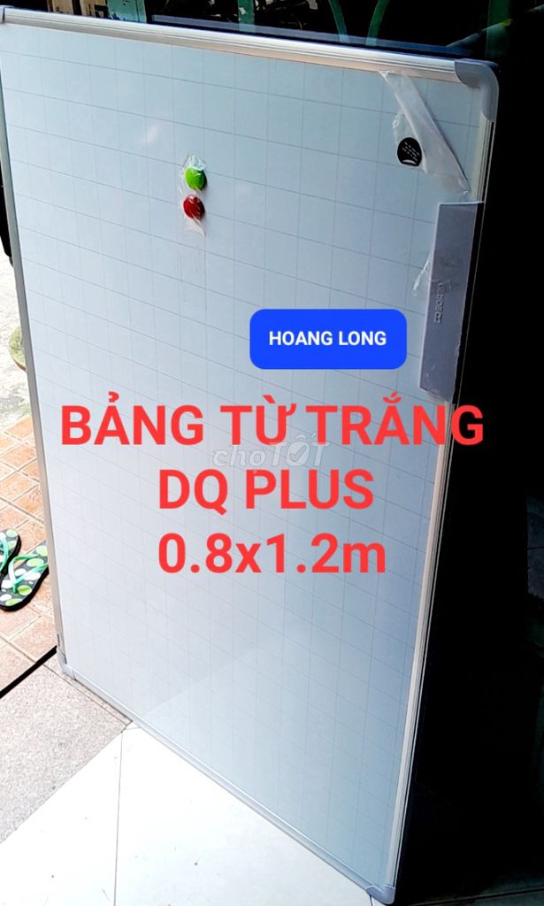 Bảng từ trắng DQ Plus 0.8x1.2m Viết nam châm. Mua bán Đồ dùng văn phòng tại Quận Phú Nhuận Tp Hồ Chí Minh được đăng bởi Hoàng Long hình 1