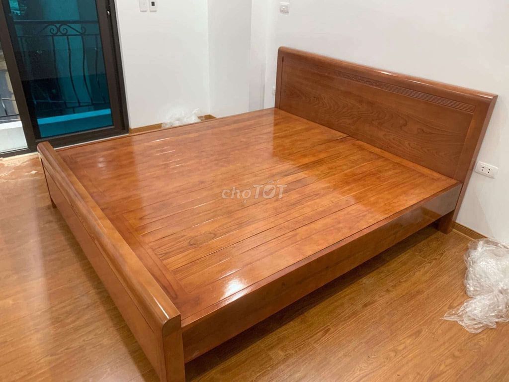 Giường tủ Gỗ Xoan Đào Nâu 1m8x2m 1m6x2m. Mua bán Giường, chăn ga gối nệm tại Quận Bắc Từ Liêm Hà Nội được đăng bởi Đông Thế Nguyễn hình 1