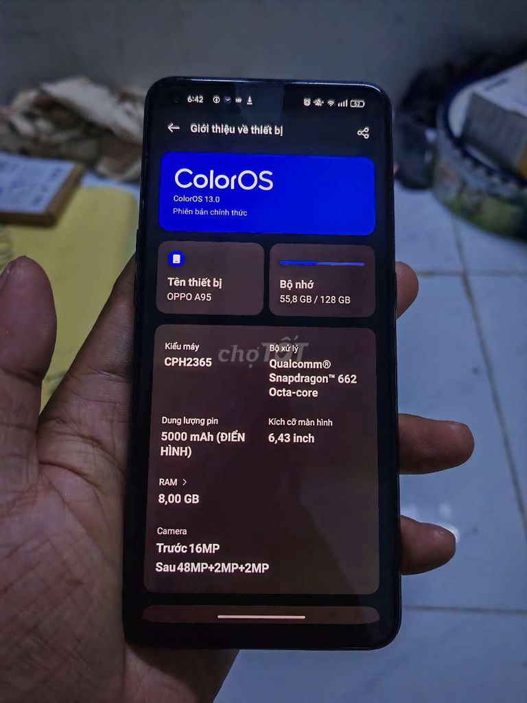 Bán nhanh oppo a95 màn bị lưu nhẹ và 1 đường nứt. Mua bán Điện thoại tại Quận Gò Vấp Tp Hồ Chí Minh được đăng bởi Nguyen hau hình 1