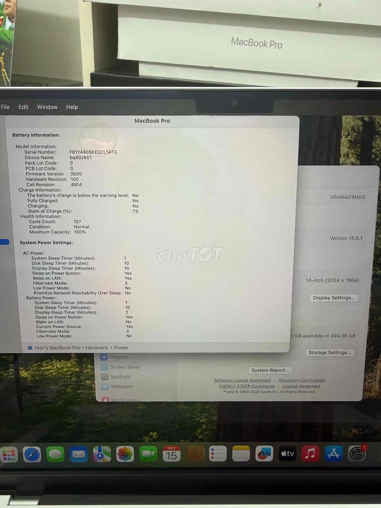 MACBOOK PRO 14in M1 MÀU SLIVER HÌNH THỨC ĐẸP ZIN N. Mua bán Laptop tại Quận Đống Đa Hà Nội được đăng bởi CITYAPPLE hình 1