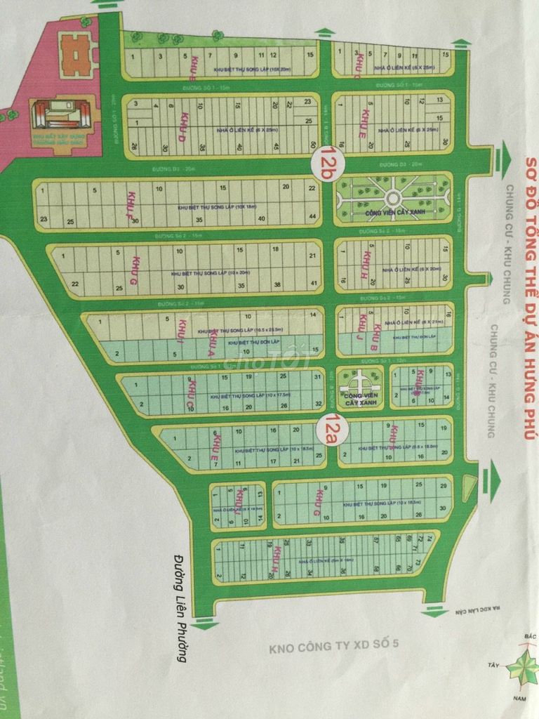 Chủ cần bán nhanh lô đất tại KDC Hưng Phú 2 P Phước Long B, Q9 72tr/m2