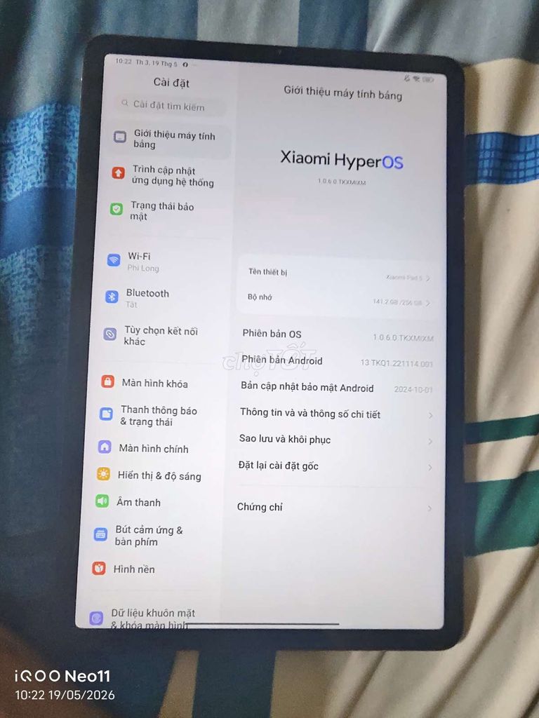 Xiaomi Pad 5 256GB Trắng Chính hãng. Mua bán Máy tính bảng tại Huyện Xuân Lộc Đồng Nai được đăng bởi Long hình 1