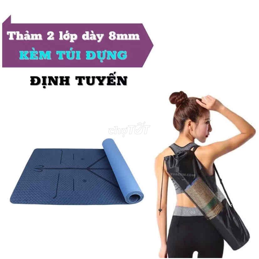 Thảm Yoga Cao su non 8mm Định tuyến. Mua bán Đồ thể thao, Dã ngoại tại Quận 3 Tp Hồ Chí Minh được đăng bởi Hoàng Tâm hình 1