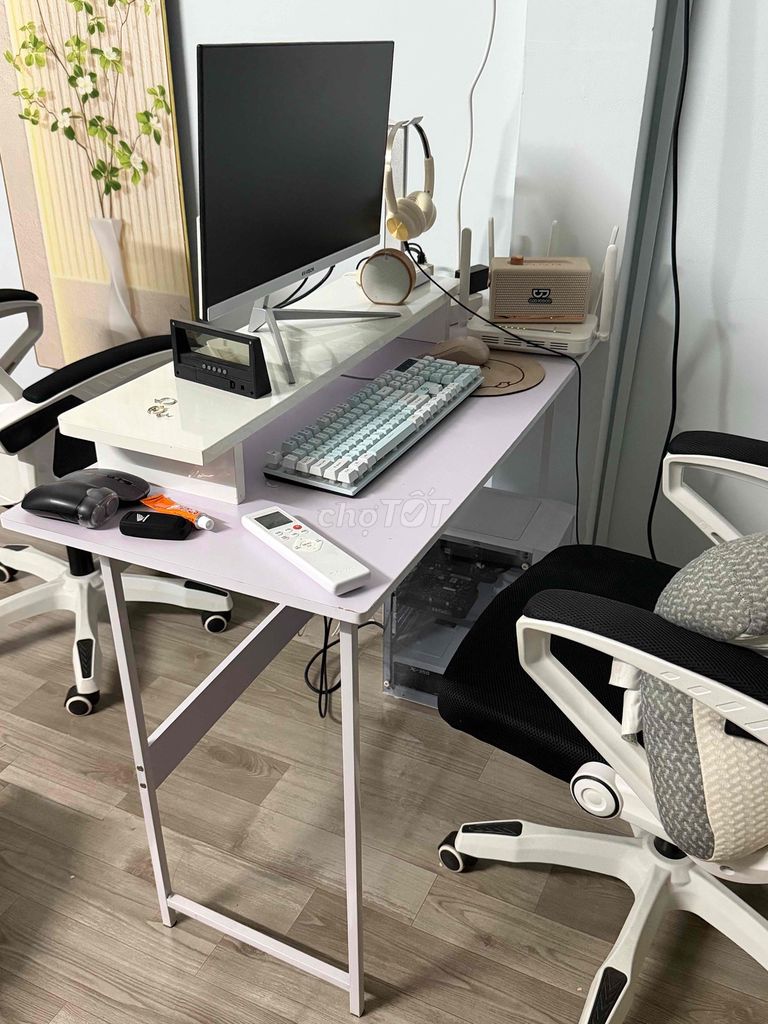 Bàn máy tính Gỗ Trắng 100x45x75 cm. Mua bán Bàn ghế tại Quận Tân Bình Tp Hồ Chí Minh được đăng bởi Mỹ Loan hình 1