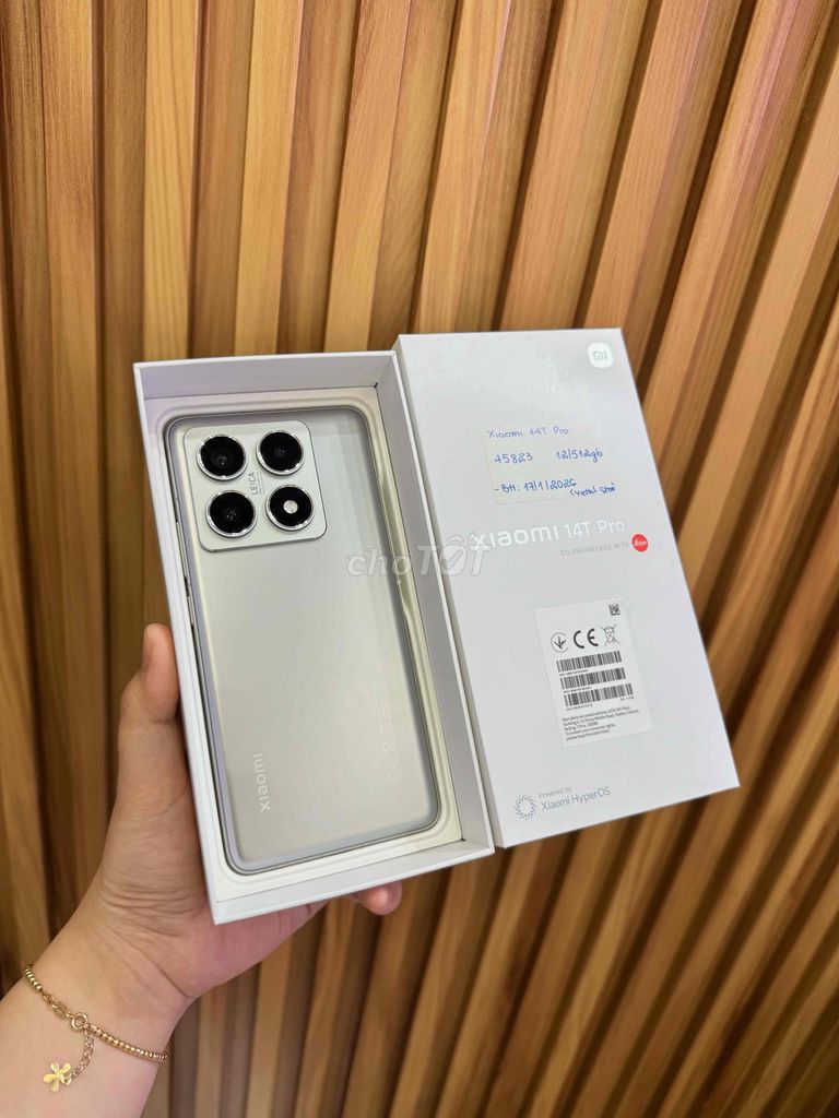 Xiaomi 14T Pro 512gb like new bh 1/2026 (viettel)