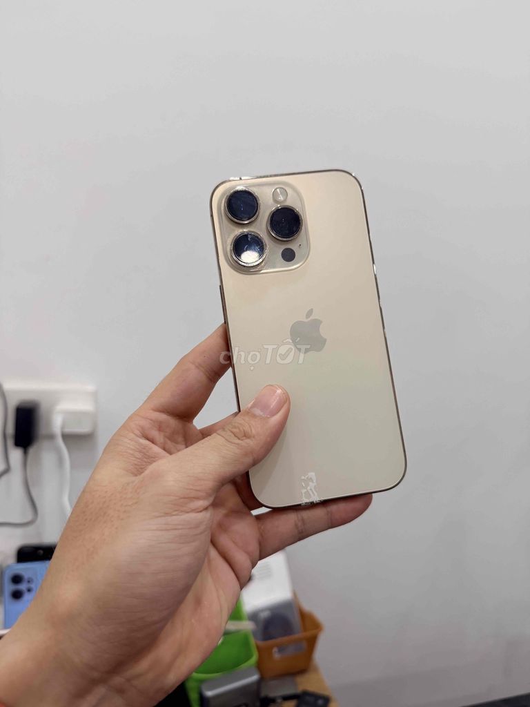 Apple iPhone 14 Pro 128GB Gold vay icl chặn khoá. Mua bán Điện thoại tại Quận Cầu Giấy Hà Nội được đăng bởi TicoSmartphone hình 1