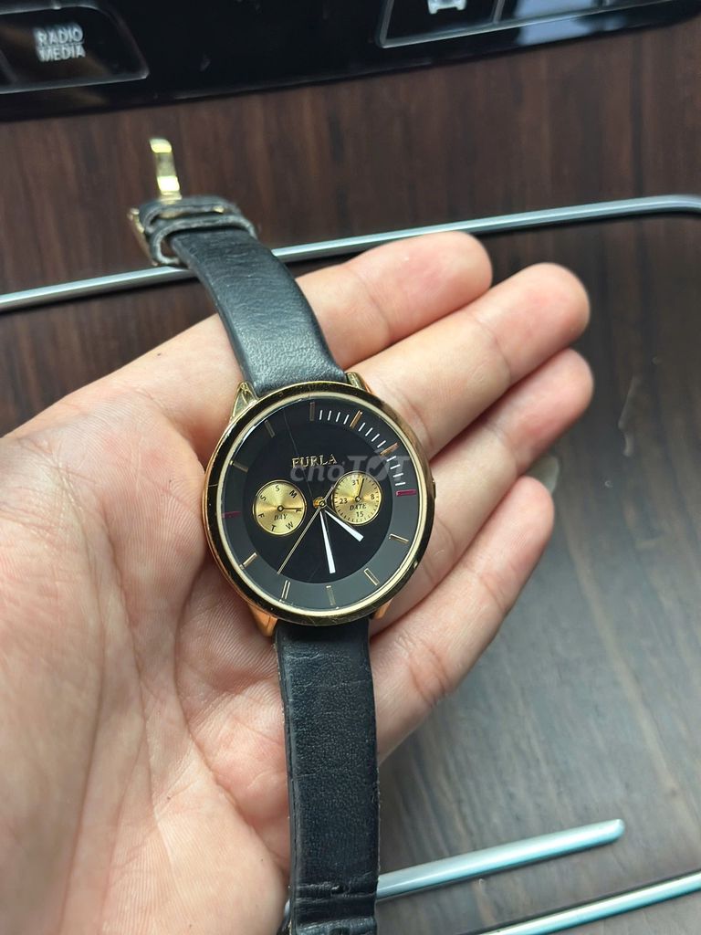 Đồng hồ FURLA Nam Dây da Đen 38mm. Mua bán Đồng hồ tại Quận Hoàn Kiếm Hà Nội được đăng bởi Đặng Duy Đông hình 1