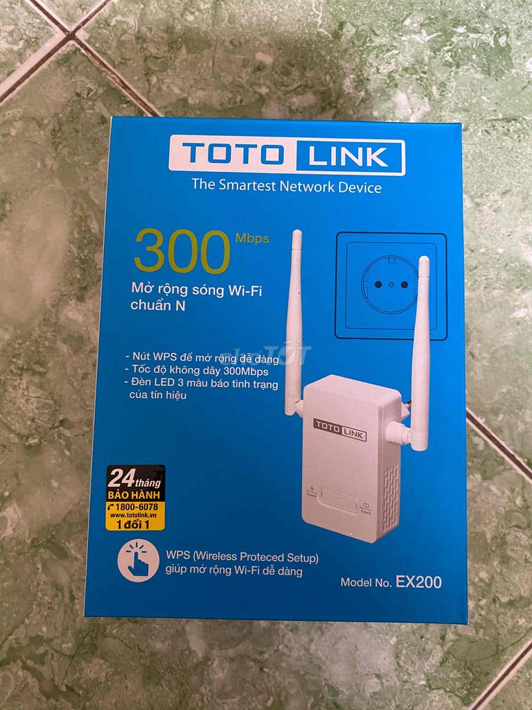 Thanh lý bộ kích sóng wifi Totolink EX200
