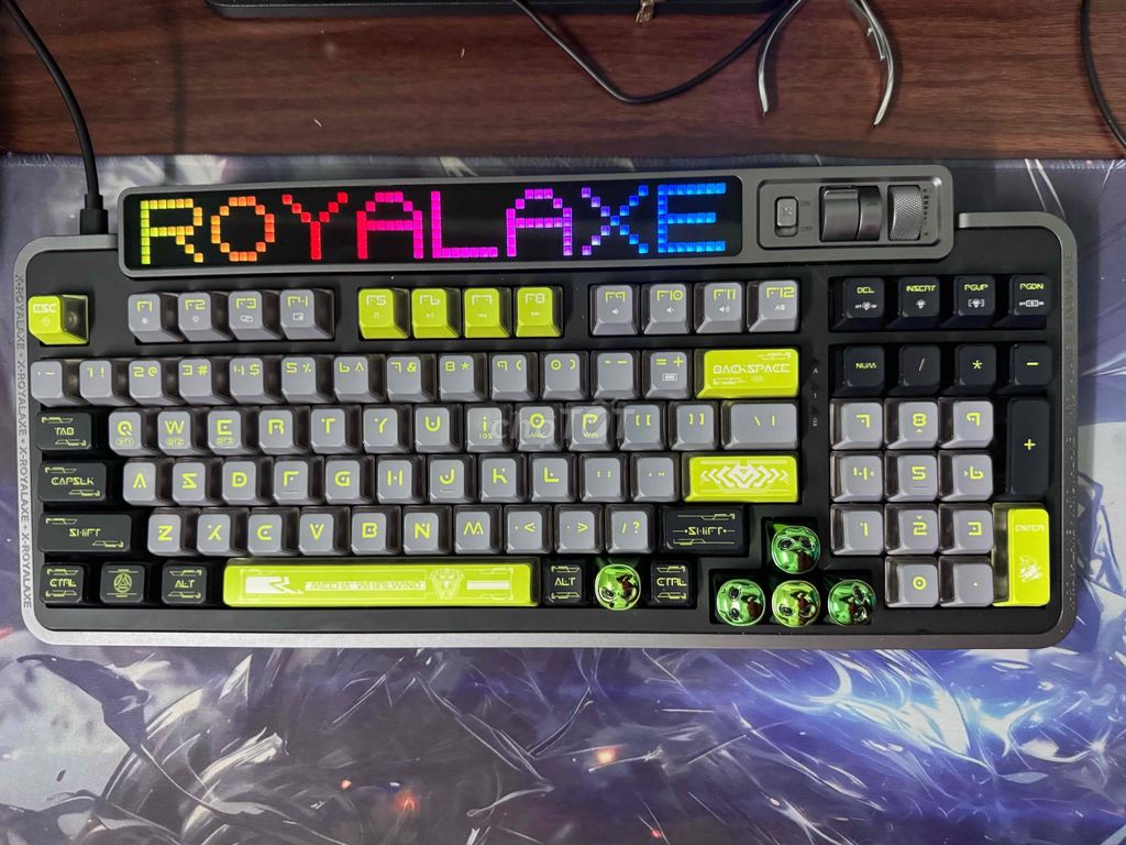 Bàn phím cơ Royalaxe XL98 Xám. Mua bán Phụ kiện (Màn hình, Chuột...) tại Huyện Thanh Trì Hà Nội được đăng bởi Nguyễn Huy hình 1