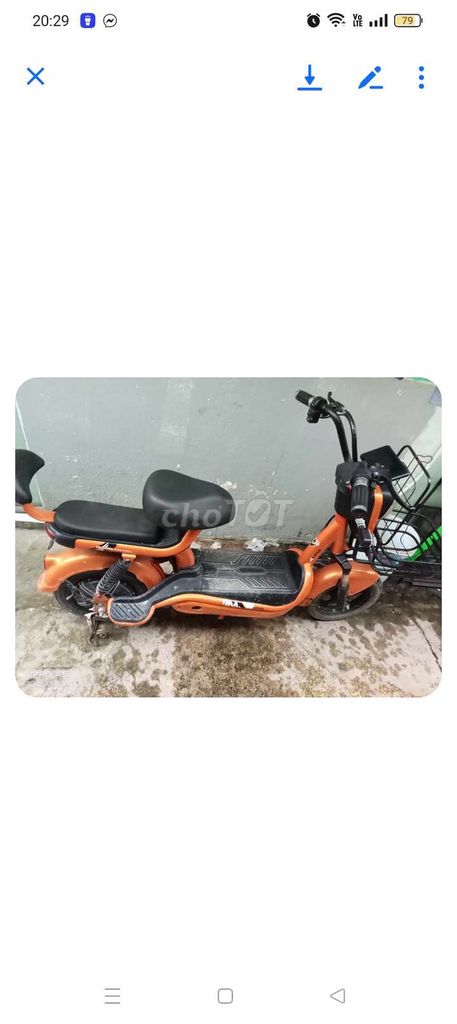 Bé nhà lớn ko chịu chạy nữa nên bán lại. Mua bán Xe điện tại Huyện Đức Hòa Long An được đăng bởi Ánh nguyet hình 1