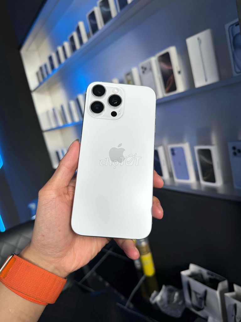 iPhone 16 Pro Max Trắng Đã sử dụng 97%. Mua bán Điện thoại tại Thành phố Buôn Ma Thuột Đắk Lắk được đăng bởi Đặng Cường hình 1