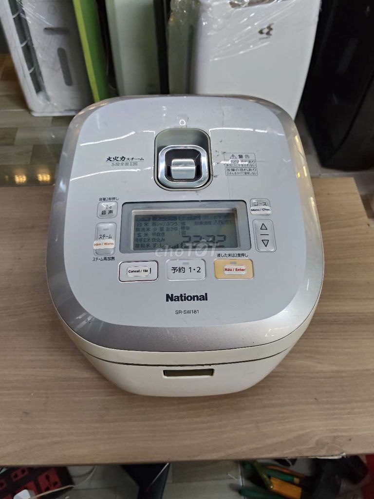 Nồi cơm điện National SR-SW181 1.8L Nhật Bản. Mua bán Bếp, lò, đồ điện nhà bếp tại Quận Bình Tân Tp Hồ Chí Minh được đăng bởi Minh Gia Phát hình 1