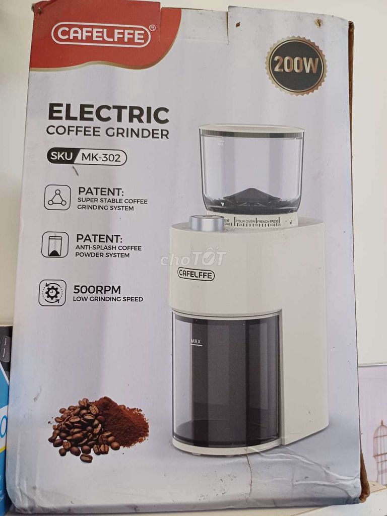 Máy xay cà phê CAFELFFE MK-302. Mua bán Bếp, lò, đồ điện nhà bếp tại Quận Bình Tân Tp Hồ Chí Minh được đăng bởi Nguyên Huy Nguyễn hình 1