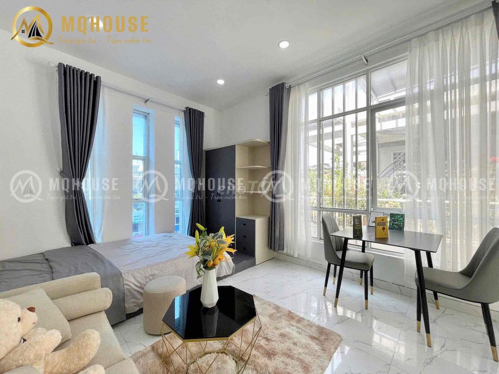 🏡 CĂN HỘ STUDIO, FULL NỘI THẤT, CỬA SỔ TRỜI THOÁNG, NGAY CẦU THỊ NGHÈ