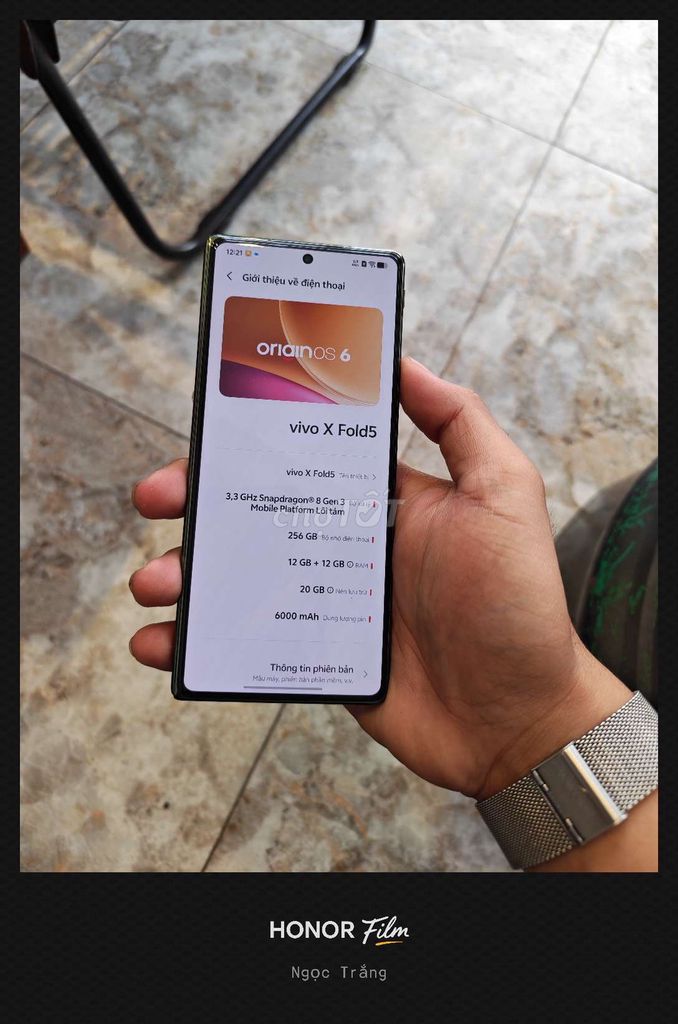 Vivo X Fold 5 12GB/256GB Xanh lá Điện thoại gập. Mua bán Điện thoại tại Quận 10 Tp Hồ Chí Minh được đăng bởi Trắng hình 1