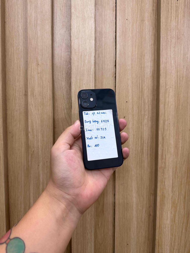 Apple iPhone 12 mini 64GB Nguyên bản. Mua bán Điện thoại tại Quận Đống Đa Hà Nội được đăng bởi  HT Mobie Trả góp nợ xáu bao duyệt hình 1