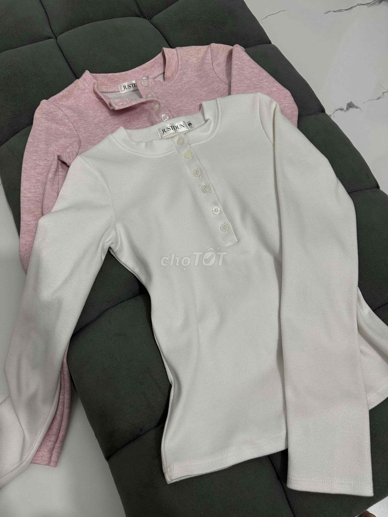 Pass combo 2 áo thun dài tay JUSTDUN Nữ. Mua bán Quần áo tại Huyện Hòn Đất Kiên Giang được đăng bởi Võ Thị Ngoãn hình 1