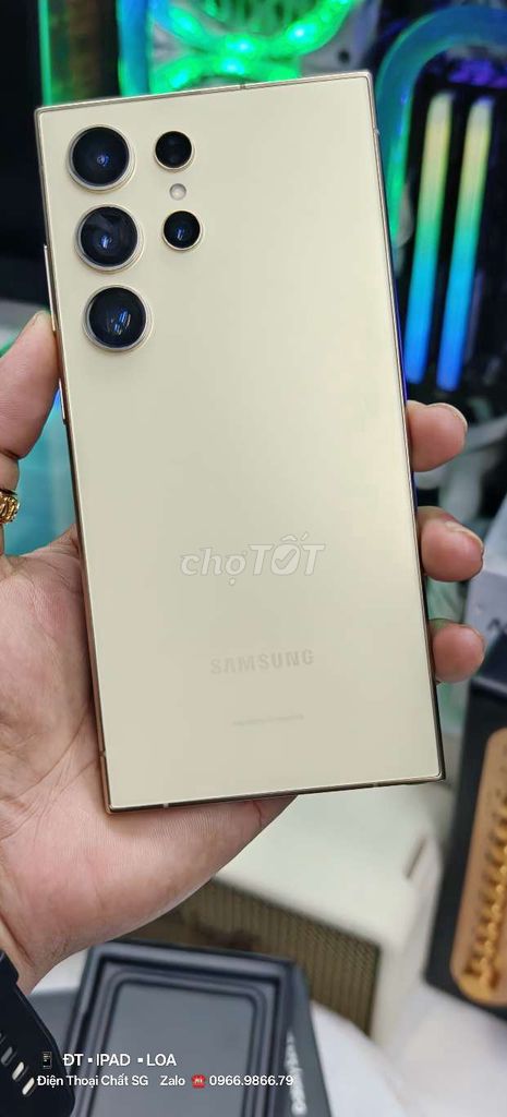 S24 Ultra Vàng Gold ♦512 Việt Nam Keng Zin Chuẩn. Mua bán Điện thoại tại Quận Tân Bình Tp Hồ Chí Minh được đăng bởi Hùng hình 1