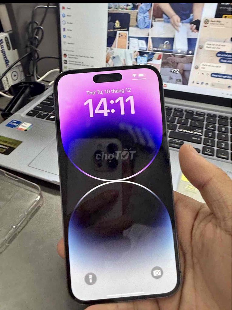 Apple iPhone 14 Pro Max 128GB Đen. Mua bán Điện thoại tại Quận Cẩm Lệ Đà Nẵng được đăng bởi Hà Văn Tuấn hình 1