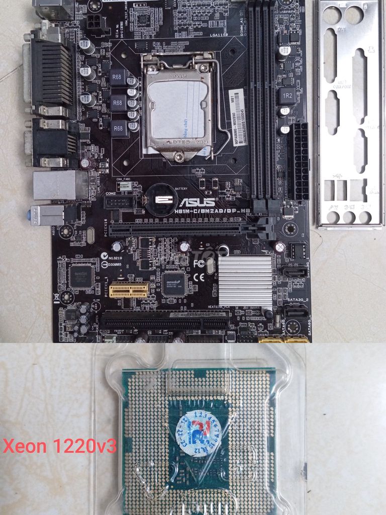 Bo mạch chủ ASUS H81 xeon1220v3. Mua bán Linh kiện (RAM, Card...) tại Thành phố Tây Ninh Tây Ninh được đăng bởi Minh Tân hình 1