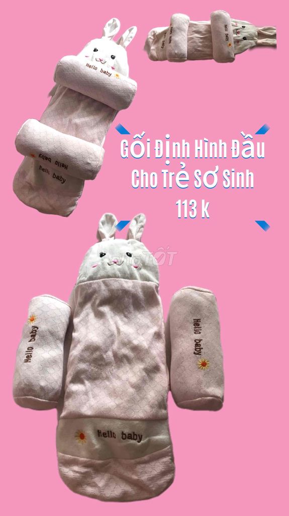 Gối Định Hình Đầu Cho Bé Sơ Sinh