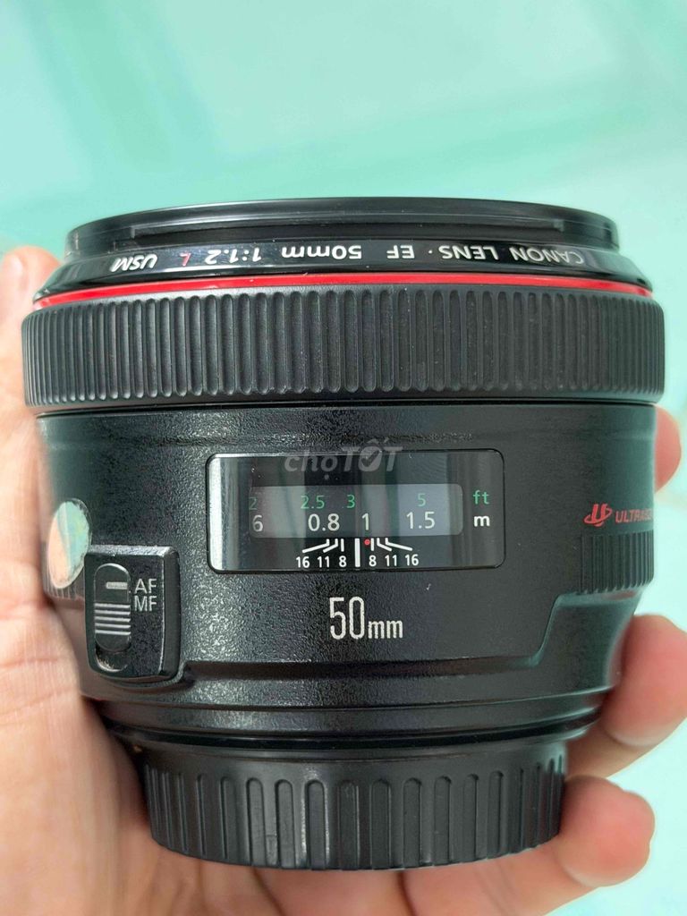Ống kính Canon 50mm f1.2 L USM Đen. Mua bán Máy ảnh, Máy quay tại Huyện Hóc Môn Tp Hồ Chí Minh được đăng bởi Hieu  hình 1