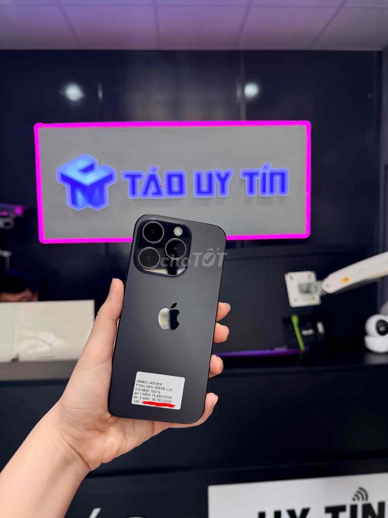 Apple iPhone 15 Pro 256GB Tím LL/A. Mua bán Điện thoại tại Thành phố Biên Hòa Đồng Nai được đăng bởi Táo Uy Tín hình 1