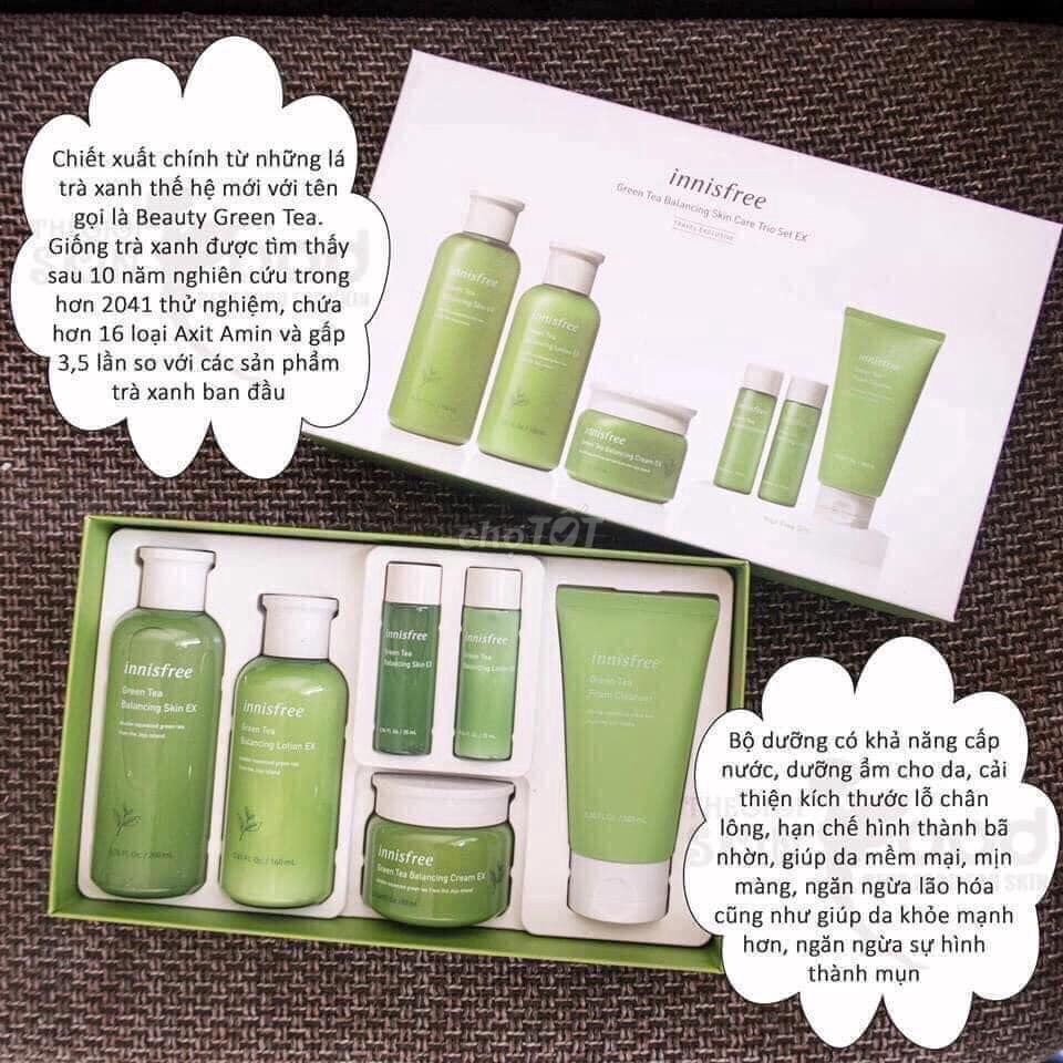 0907446543 - Set innisfree trà xanh