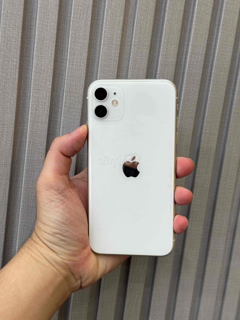 11 128GB VN Trắng Pin new 100 chip A13 2 sim keng. Mua bán Điện thoại tại Quận Ninh Kiều Cần Thơ được đăng bởi Quý Mobile Cần thơ hình 1