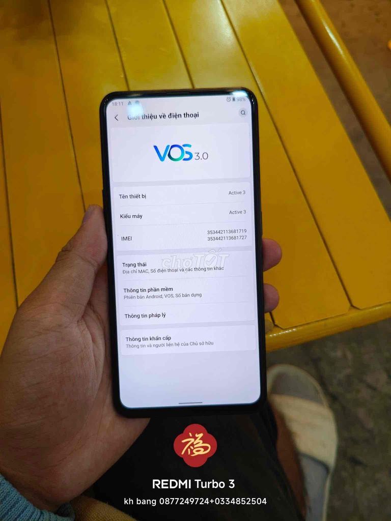 vsmart active 3 màn đẹp không ám. Mua bán Điện thoại tại Huyện Bến Lức Long An được đăng bởi kbang hình 1
