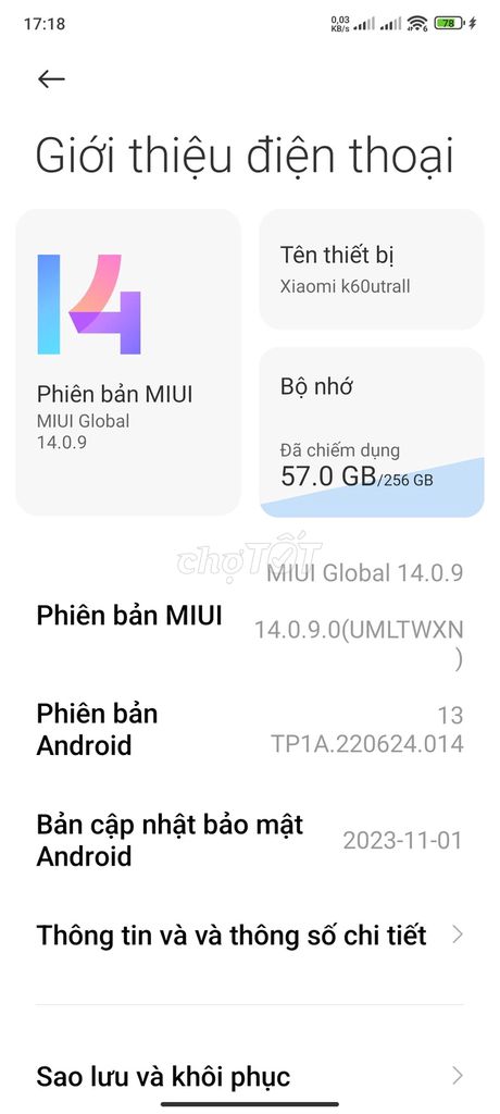 Xiaomi Redmi K60 Ultra 16GB/256GB. Mua bán Điện thoại tại Huyện Nam Trực Nam Định được đăng bởi Hoàng Đức hình 1