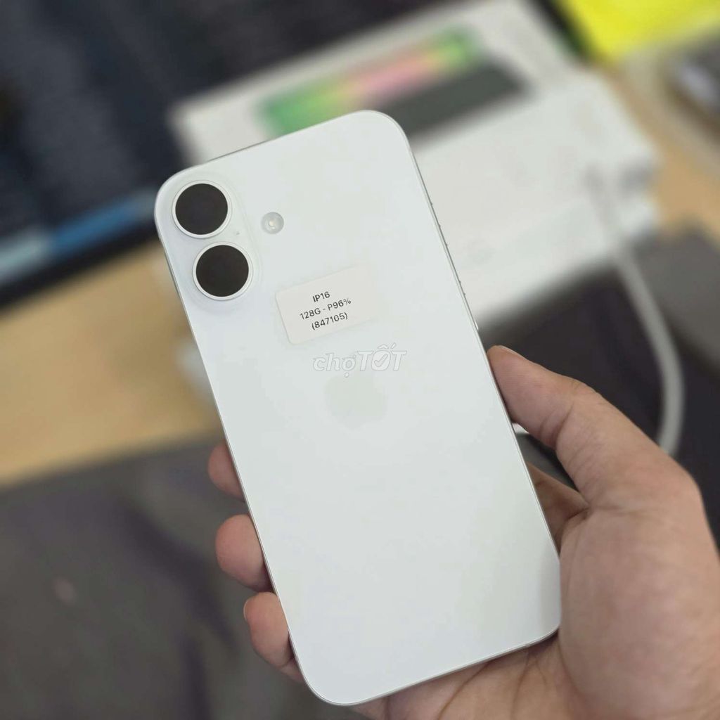 ⚪️iPhone 16 128GB Khay Sim P96 Góp Nợ Xấu. Mua bán Điện thoại tại Quận Ngô Quyền Hải Phòng được đăng bởi TRAN SONG HA hình 1