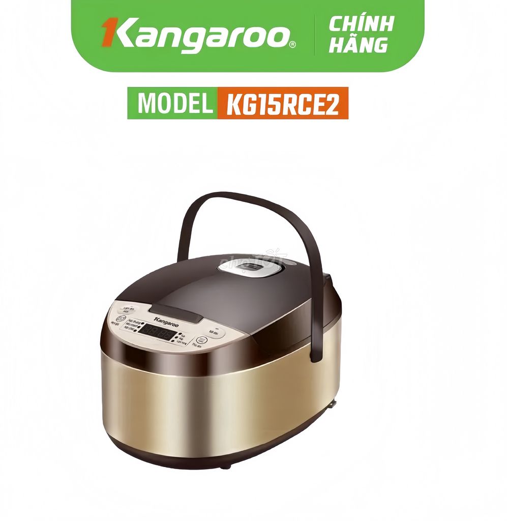 Nồi cơm điện Kangaroo KG15RCE2 Nâu Vàng 1.5L. Mua bán Bếp, lò, đồ điện nhà bếp tại Quận Liên Chiểu Đà Nẵng được đăng bởi Cẩm Thuý hình 1