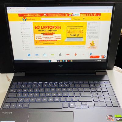 HP Victus 15 fb3115AX R7-7445HS 16GB/512GB RTX4050