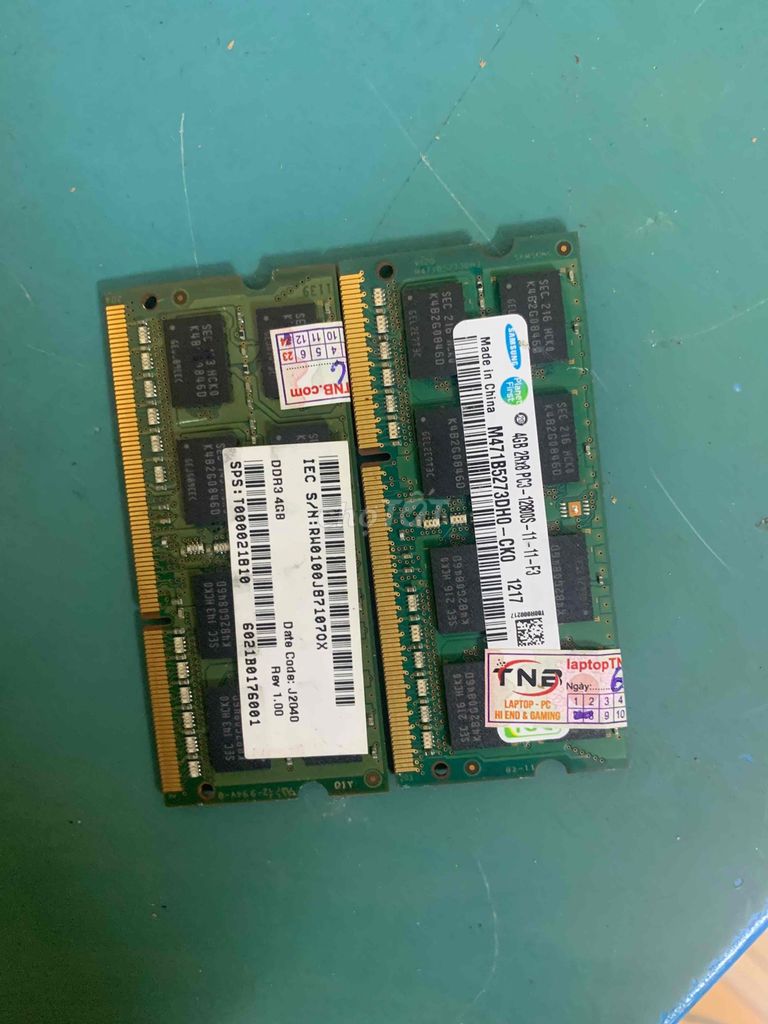 RAM laptop Samsung DDR3 4GB PC3-12800S. Mua bán Linh kiện (RAM, Card...) tại Thị xã Sơn Tây Hà Nội được đăng bởi Duc Minh hình 1