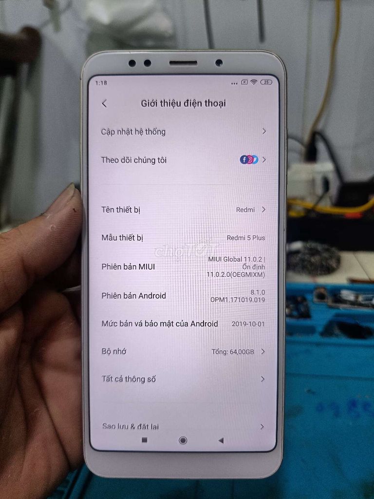 Xiaomi Mi 5 Plus 64GB Bạc