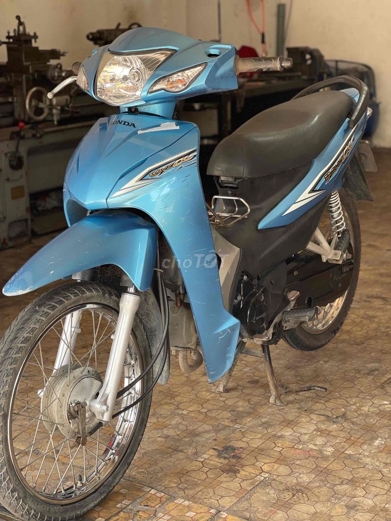 Honda Wave A 2018 синий, полуавтомат