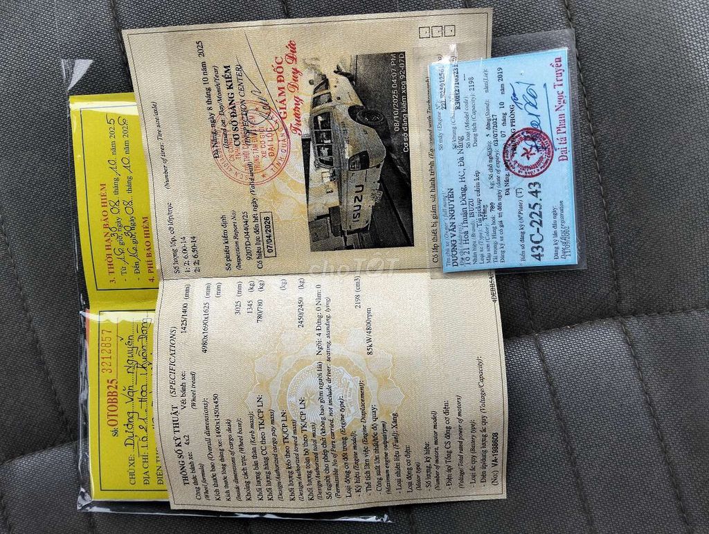 Bán tải Isuzu sx 2002 máy xăng nhập Nhật. Mua bán Ô tô tại Huyện Đại Lộc Quảng Nam được đăng bởi Khac son  hình 9