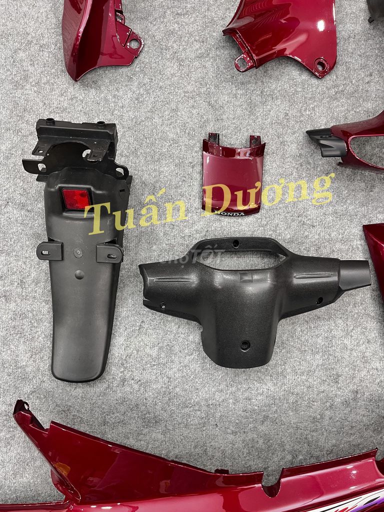 Dàn Áo Wave Alpha Đỏ Đun Đậm Đẹp Mới Tinh. Mua bán Phụ tùng xe tại Quận Hà Đông Hà Nội được đăng bởi Phụ Tùng Xe Tuấn Dương hình 2