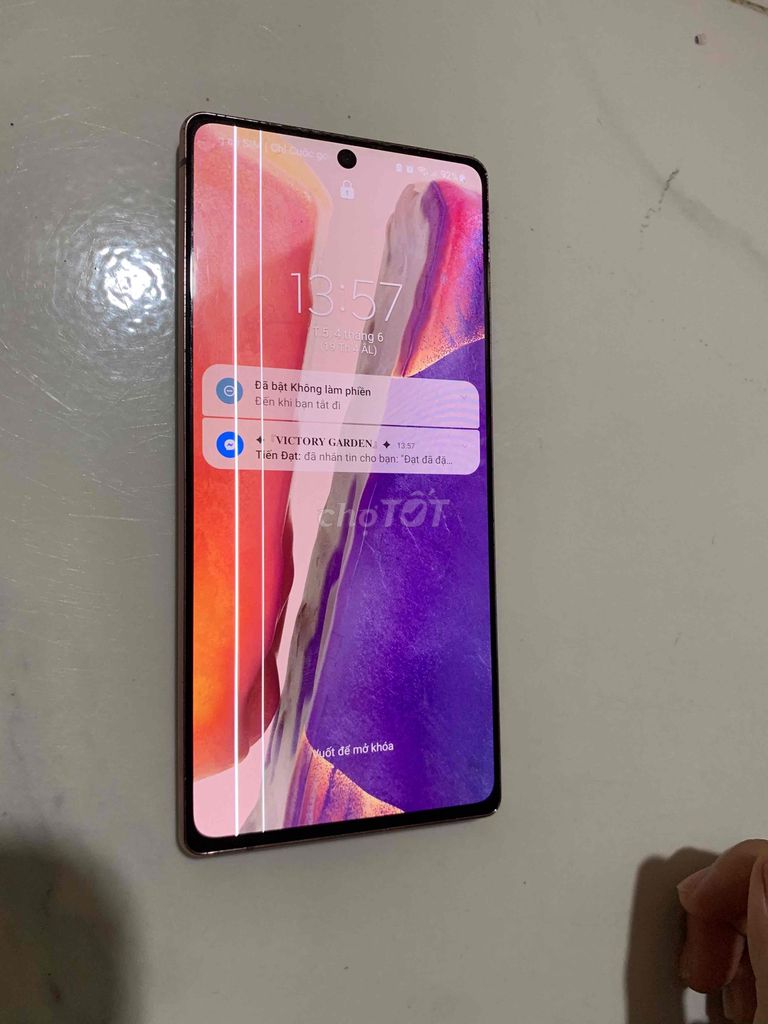 Samsung Note 20 Đồng Đã sử dụng. Mua bán Điện thoại tại Quận Bình Thạnh Tp Hồ Chí Minh được đăng bởi Nguyen Linh hình 1